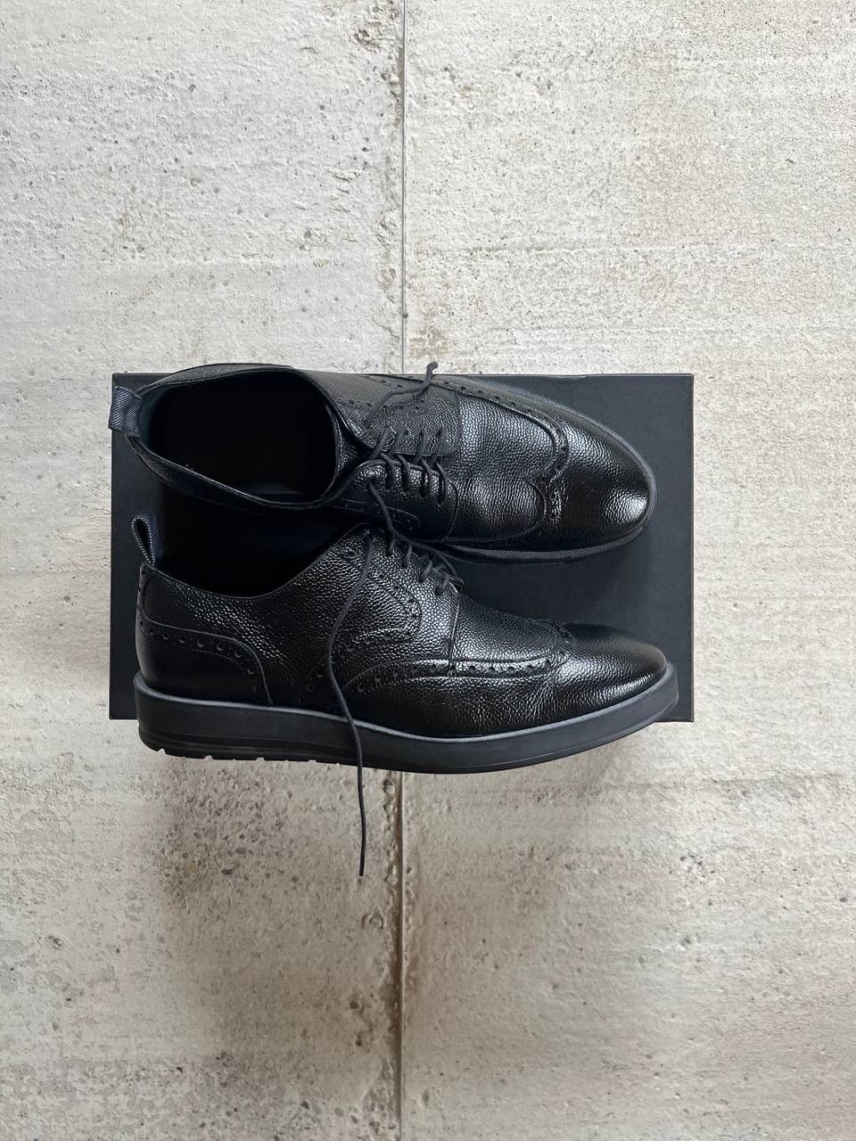 Dior Dior Homme FW13 Derby Grained Calfskin / Denim Size US 8.5 / EU 41-42 - 1 Thumbnail