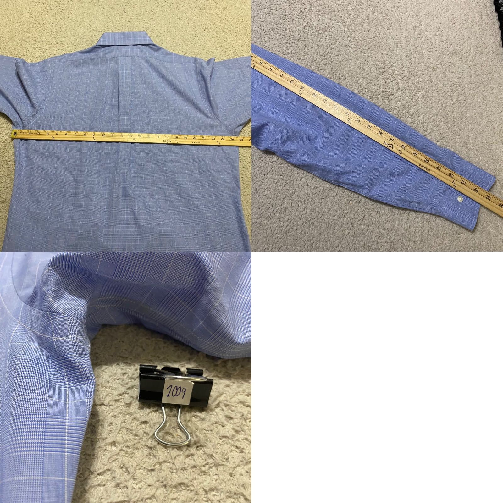 Brooks Brothers Brooks Brothers Mens Shirt 17 Blue Plaid Long Sleeve Button-Front Non Iron Dress Shirt Mens Regular Blue 90s? Size US XL / EU 56 / 4 - 8 Thumbnail