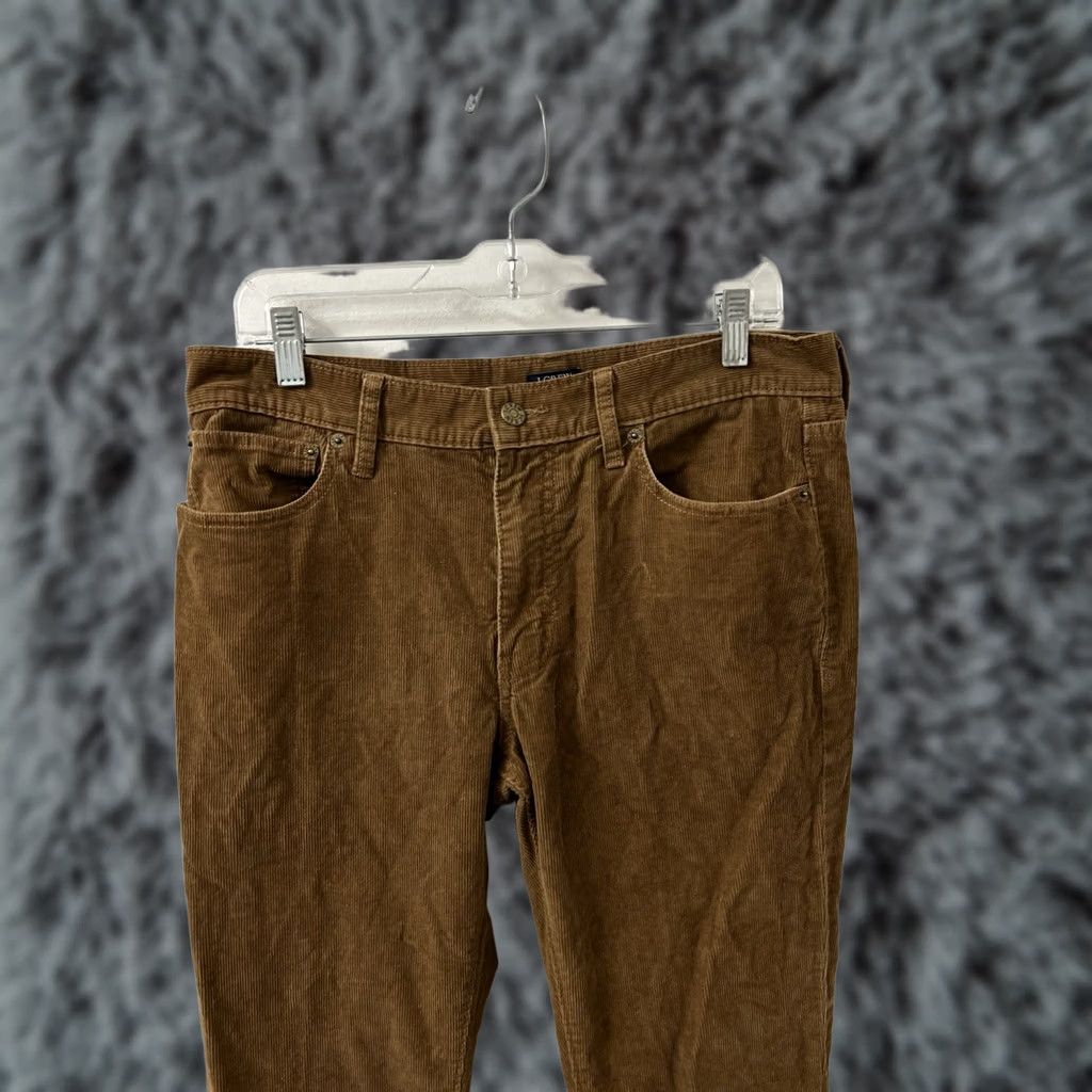 J.Crew J.CREW Flex Corduroy Pants Mens 32x32 Brown Slim Fit 5-Pocket Trousers Size US 32 / EU 48 - 1 Thumbnail