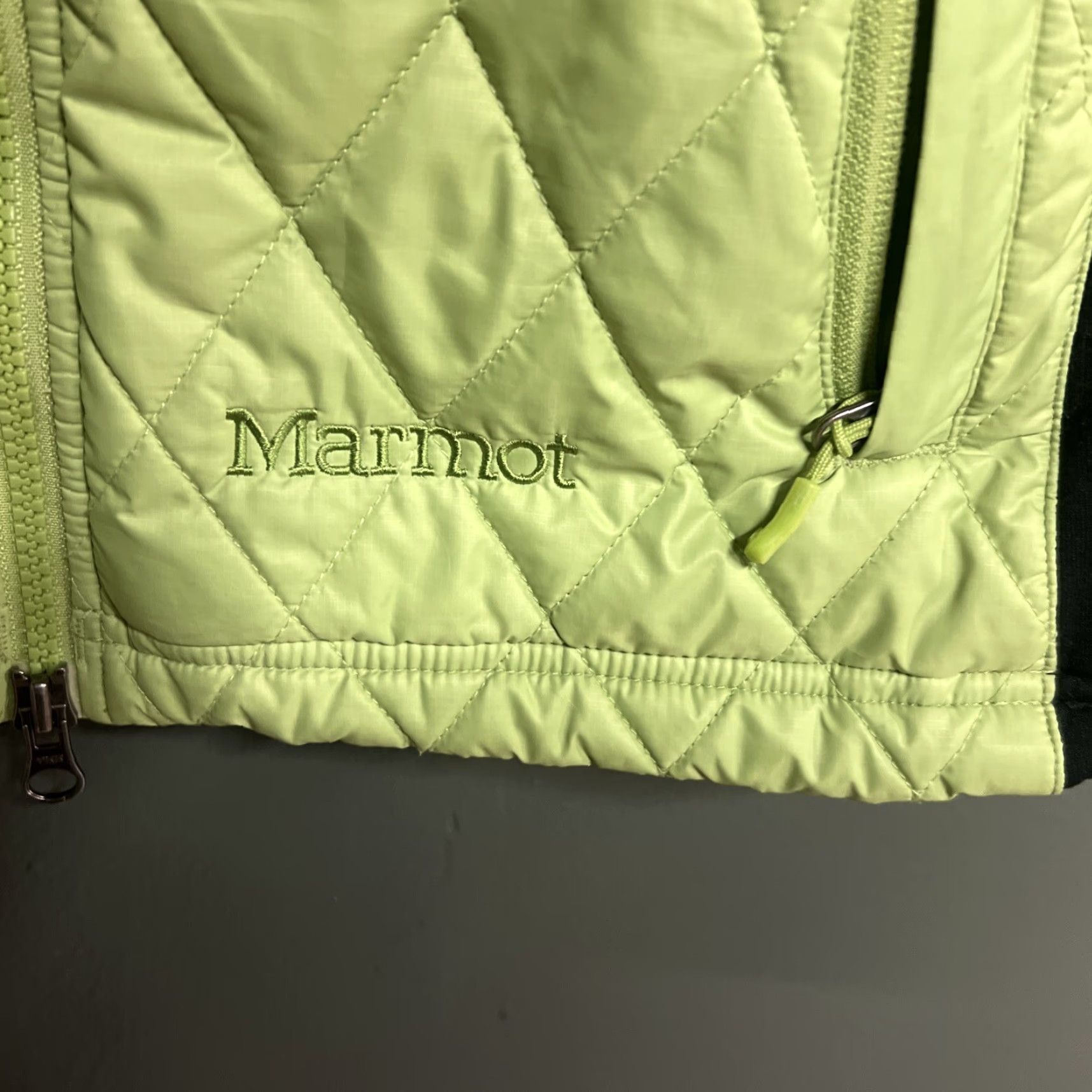 Marmot Marmot Womens Puffer Vest Green Nylon Medium Vest Womens M Green Marmot Nylon Vest Size M / US 6-8 / IT 42-44 - 3 Thumbnail