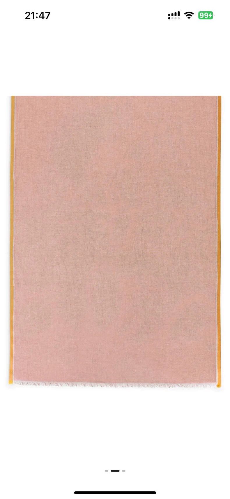 Loro Piana LORO PIANA Rose pink long scarf Size ONE SIZE - 2 Thumbnail