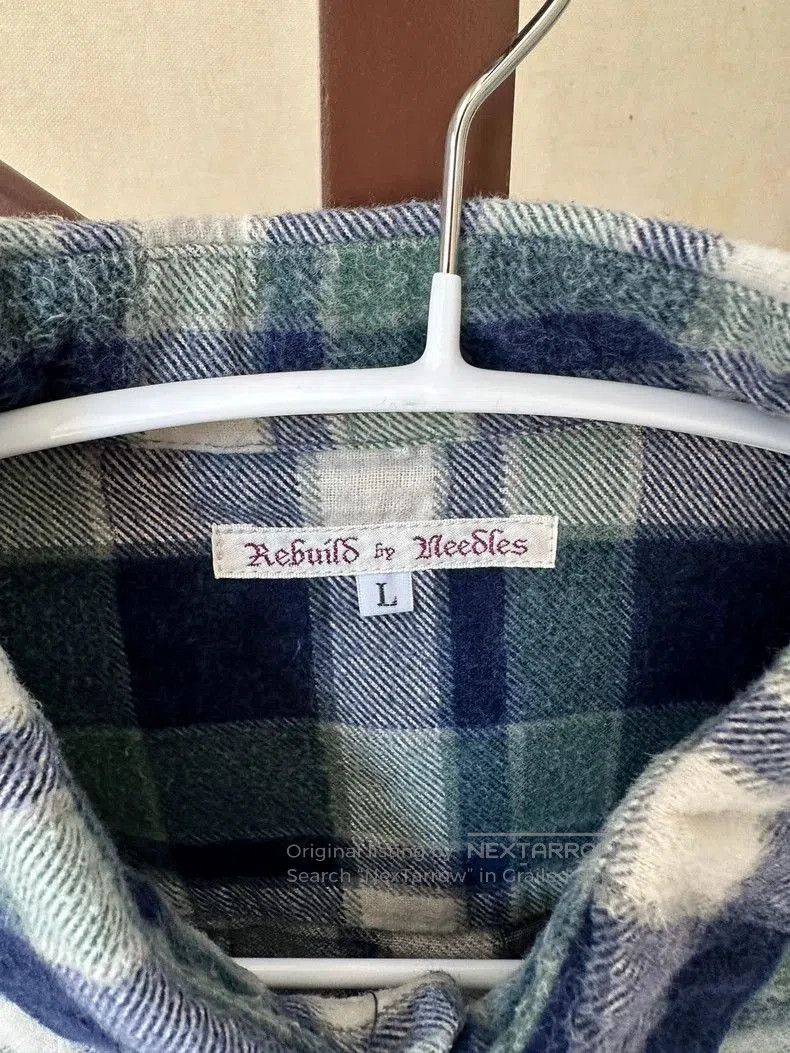 Needles Needles Rebuild 7 Cuts Flannel Shirt . Size US L / EU 52-54 / 3 - 2 Thumbnail