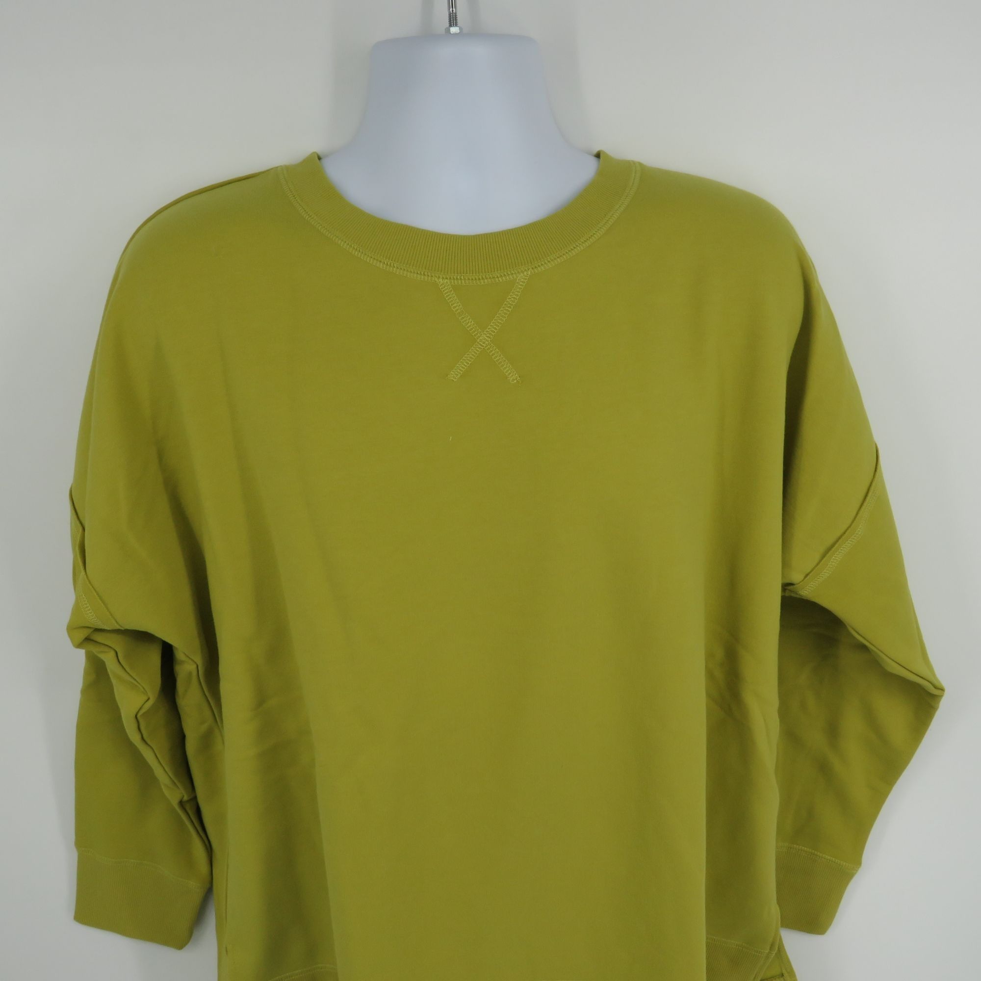 Other True Craft Women's Olive Green 0X Oversized Sweatshirt NWT $ Size ONE SIZE - 3 Thumbnail