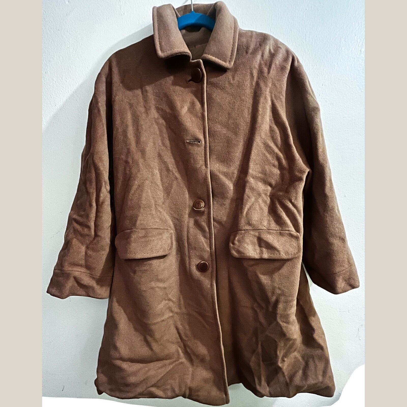 Burberry Vintage Burberry Wool Coat SZ: 31.5" / 40 cm Size US L / EU 52-54 / 3 - 4 Thumbnail