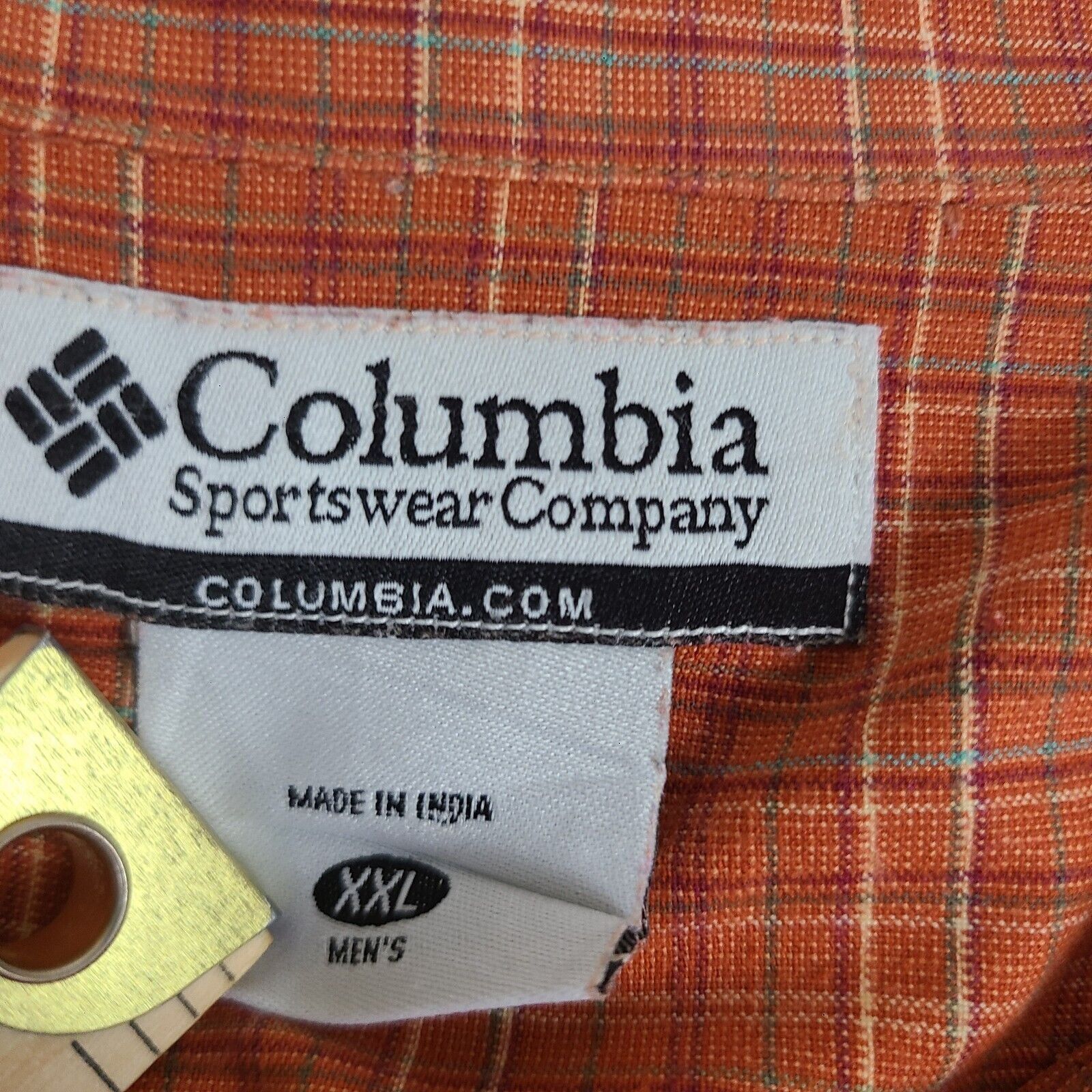 Columbia Columbia Button Up Shirt, Men's 2X-Large, Short Sleeve Orang Size US XXL / EU 58 / 5 - 3 Thumbnail