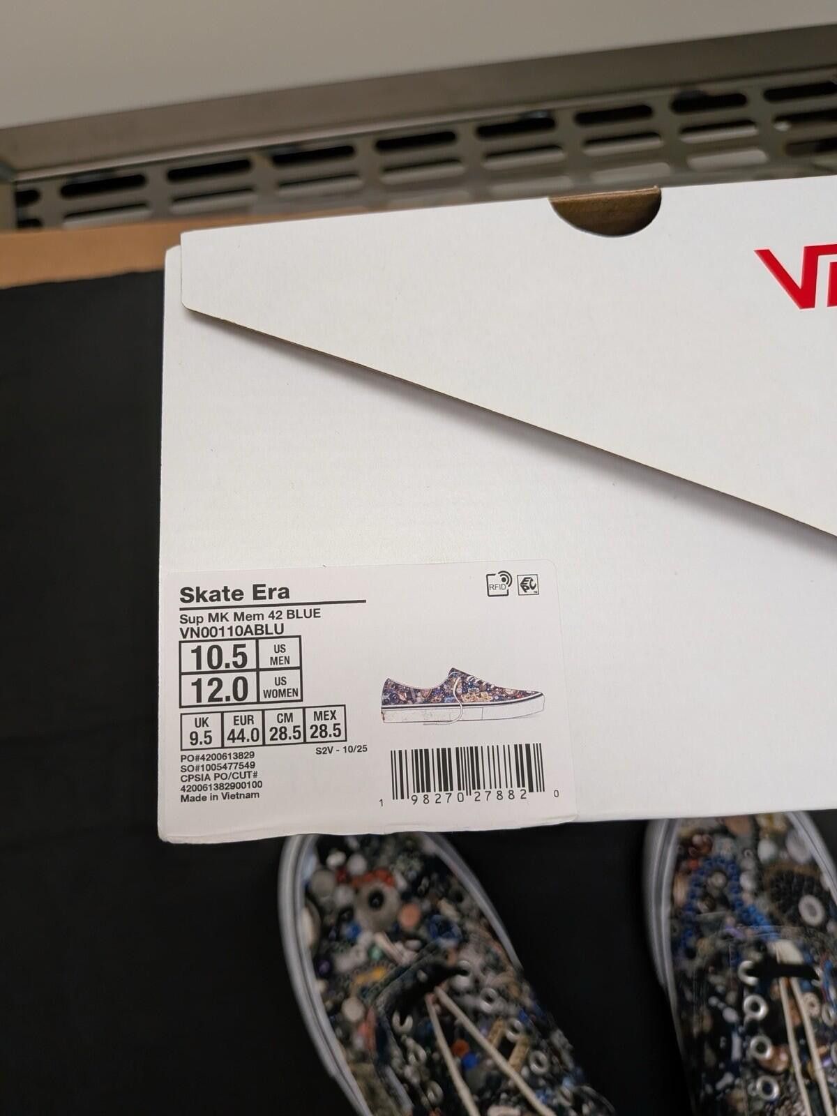 Supreme SS26 Supreme Mike Kelley Vans Era Black US10.5 Size US 10.5 / EU 43-44 - 2 Thumbnail