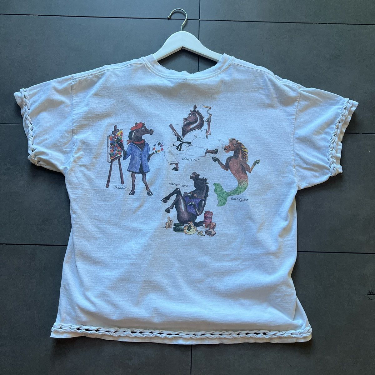 Vintage 90S VINTAGE UPCYCLED SANTA ANITA DERBY SHIRT Size US XL / EU 56 / 4 - 2 Thumbnail