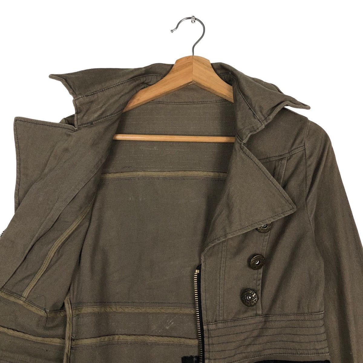Japanese Brand 🔥Vintage Cropped Biker Jacket DIA Japan Issey Miyake Size US M / EU 48-50 / 2 - 12 Thumbnail