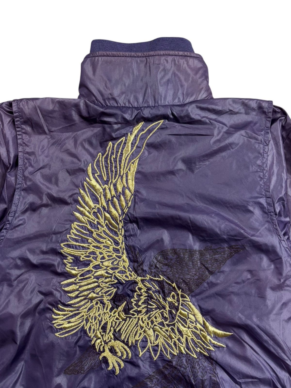 If Six Was Nine Archive Midas - Thumbhole Eagle Embroidery Purple Jacket Size US M / EU 48-50 / 2 - 10 Thumbnail