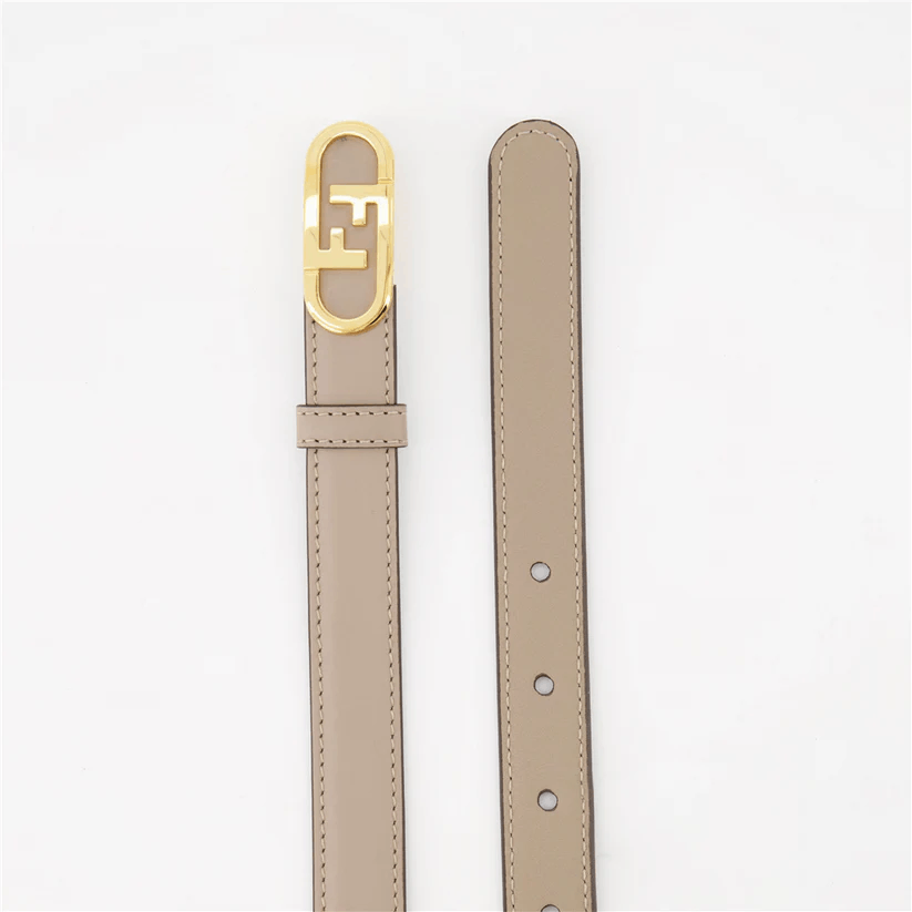 Fendi o1s1wg111224 Size: OS / O'Lock Belt in Beige Size ONE SIZE - 3 Thumbnail