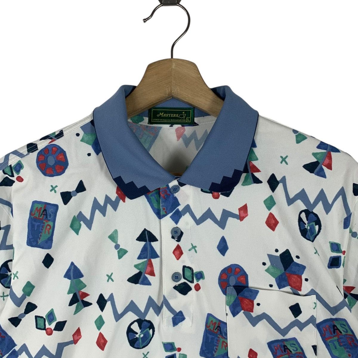 Vintage Vintage GOLF MASTERS AUGUSTA Collection Polo Tee Shirt Top Size US L / EU 52-54 / 3 - 4 Thumbnail