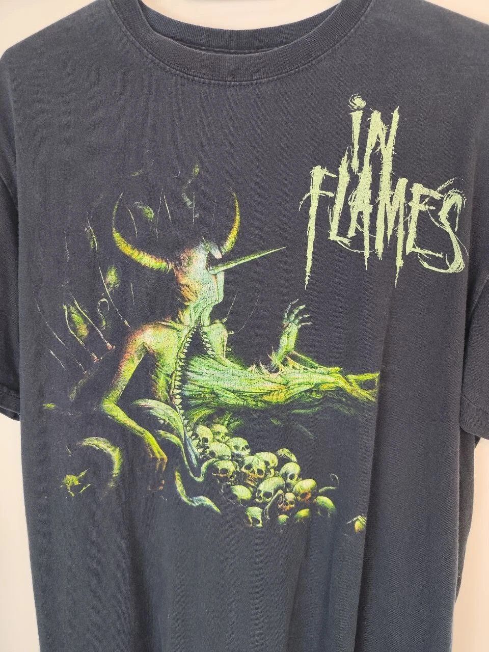 Other In Flames 2011 skulls vintage rock overprinted band tour M Size US M / EU 48-50 / 2 - 4 Thumbnail