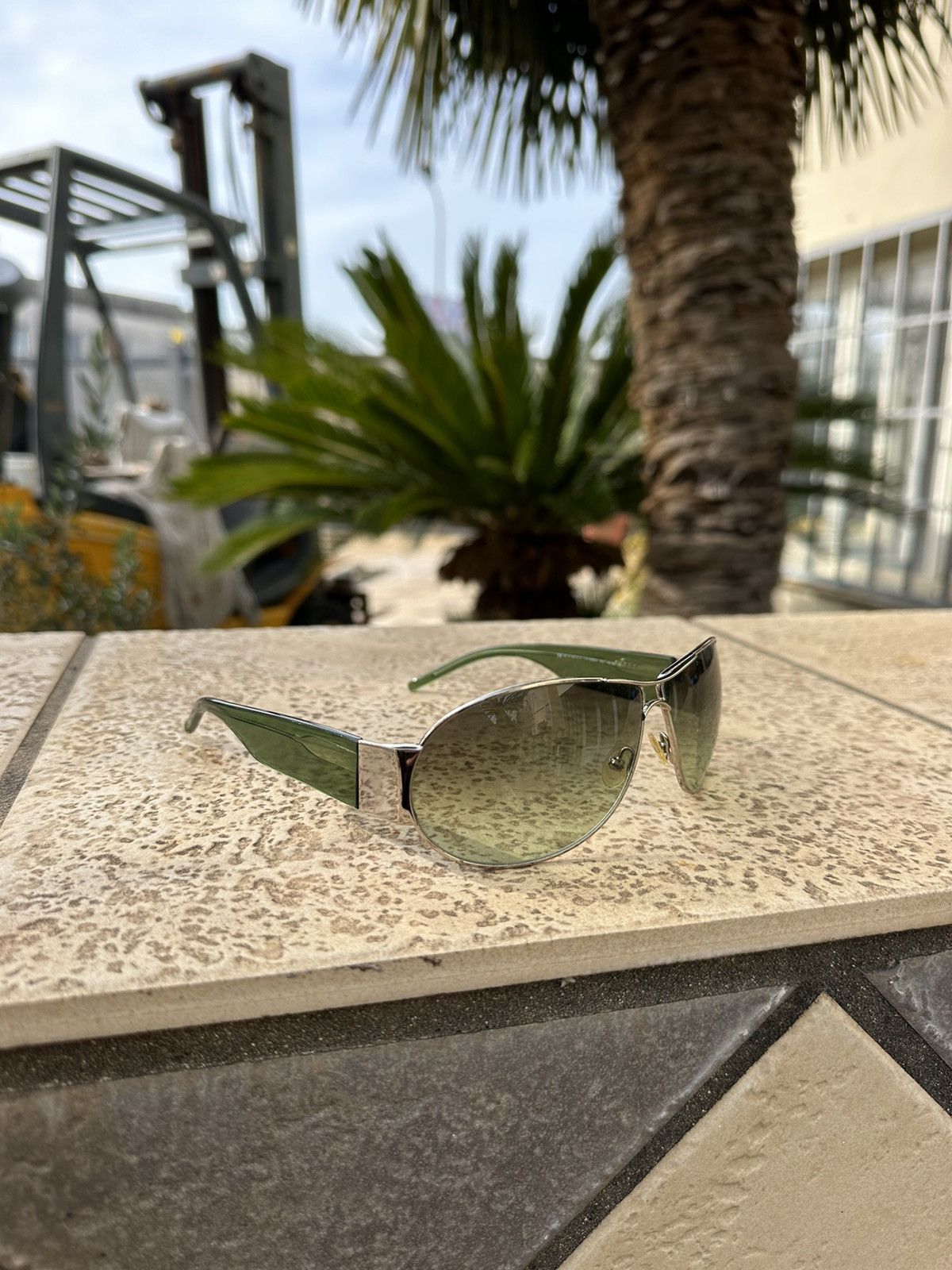 Yves Saint Laurent Green Sunglasses 6049/S