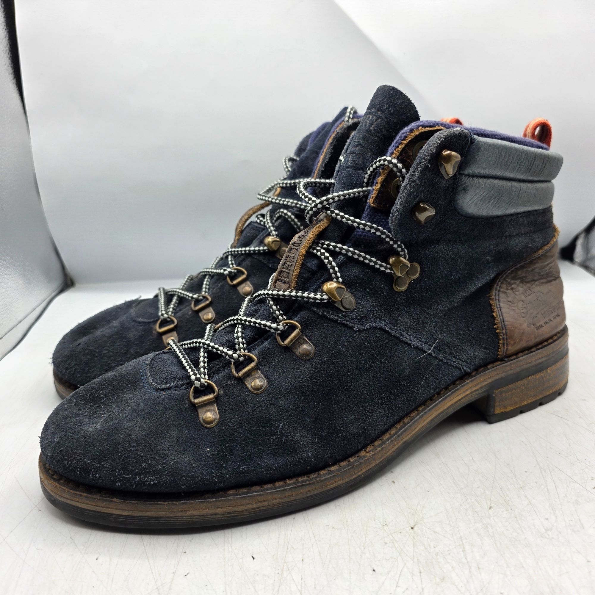 Superdry SuperDry Japan Mens 10 Blue Boots Walking Casual Outdoors Wo Size US 10 / EU 43 - 4 Thumbnail