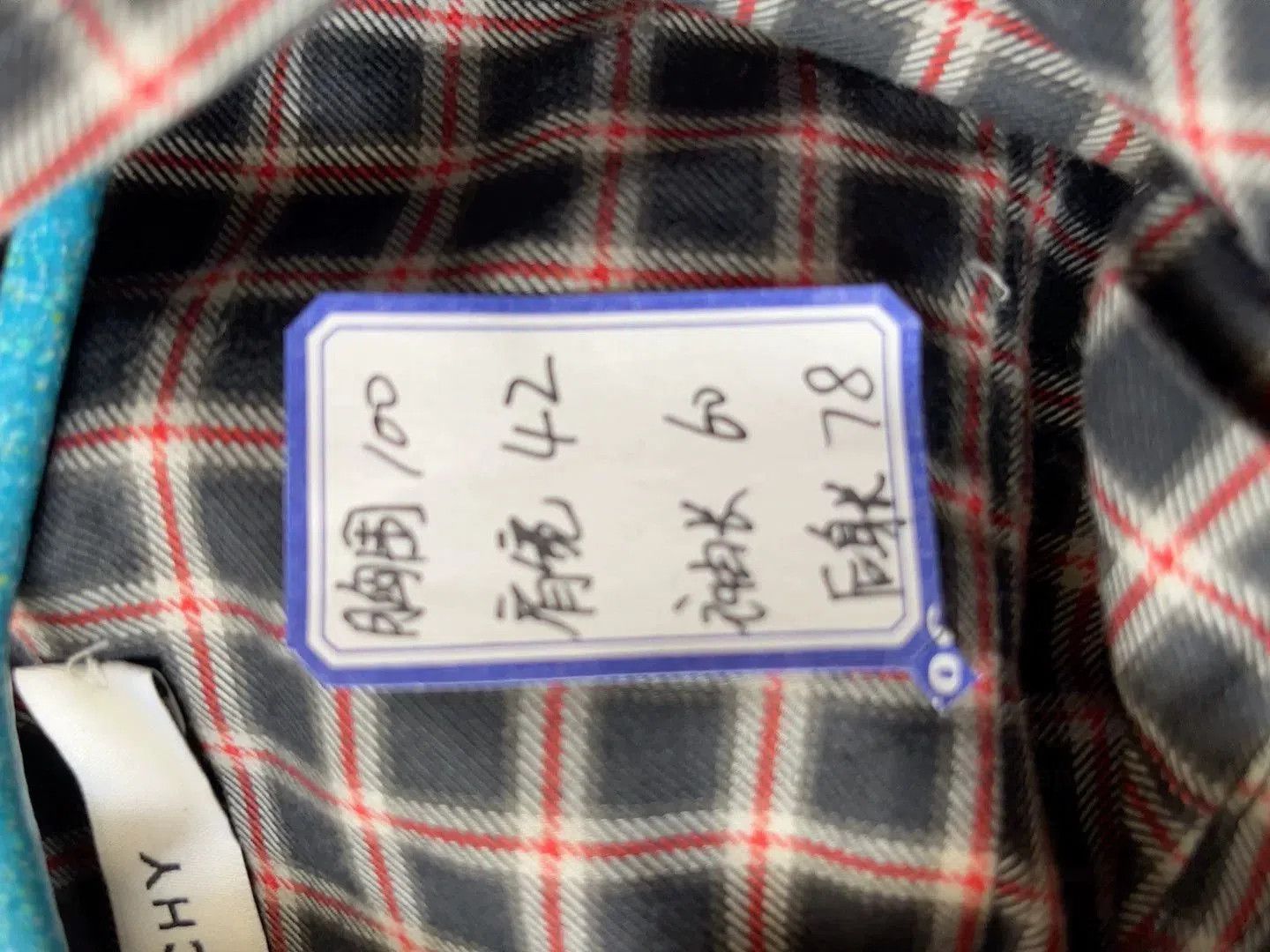 Givenchy Givenchy Men's Classic Plaid Shirt. Size US M / EU 48-50 / 2 - 7 Thumbnail