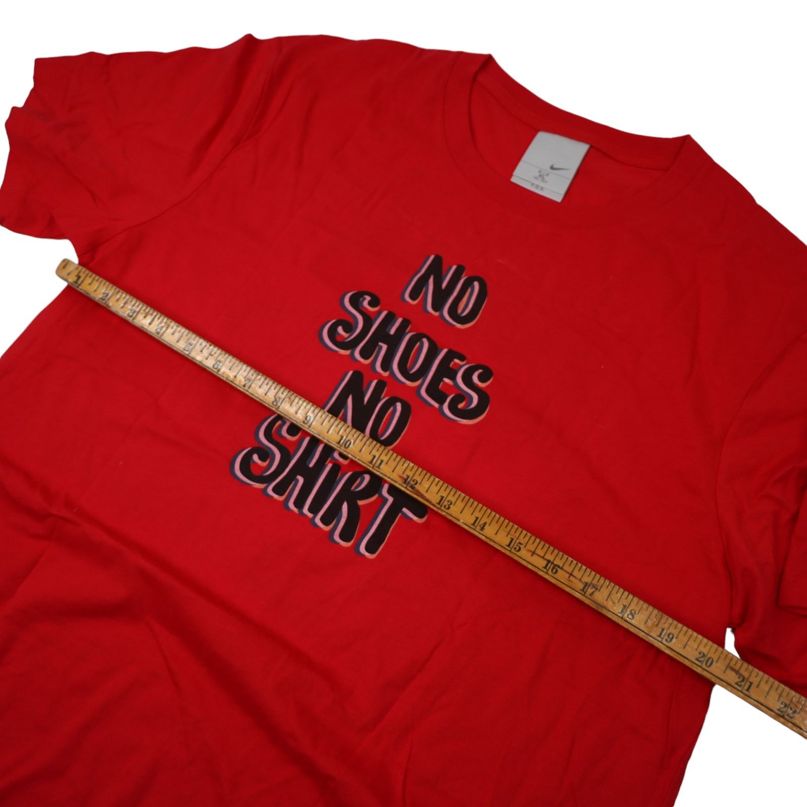Nike × Vintage Vintage Nike "No Shoes, No Shirt, No Problem" Surf T Shirt Size US XL / EU 56 / 4 - 4 Thumbnail
