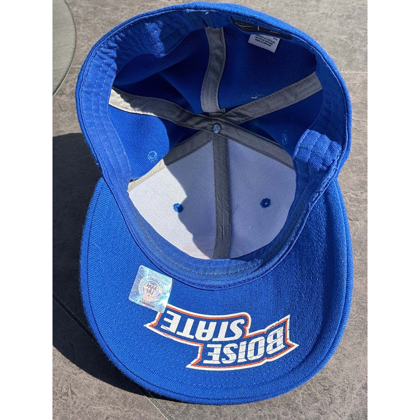 Nike Boise State Nike Fitted M/L hat Blue Orange broncos logo Size ONE SIZE - 5 Thumbnail