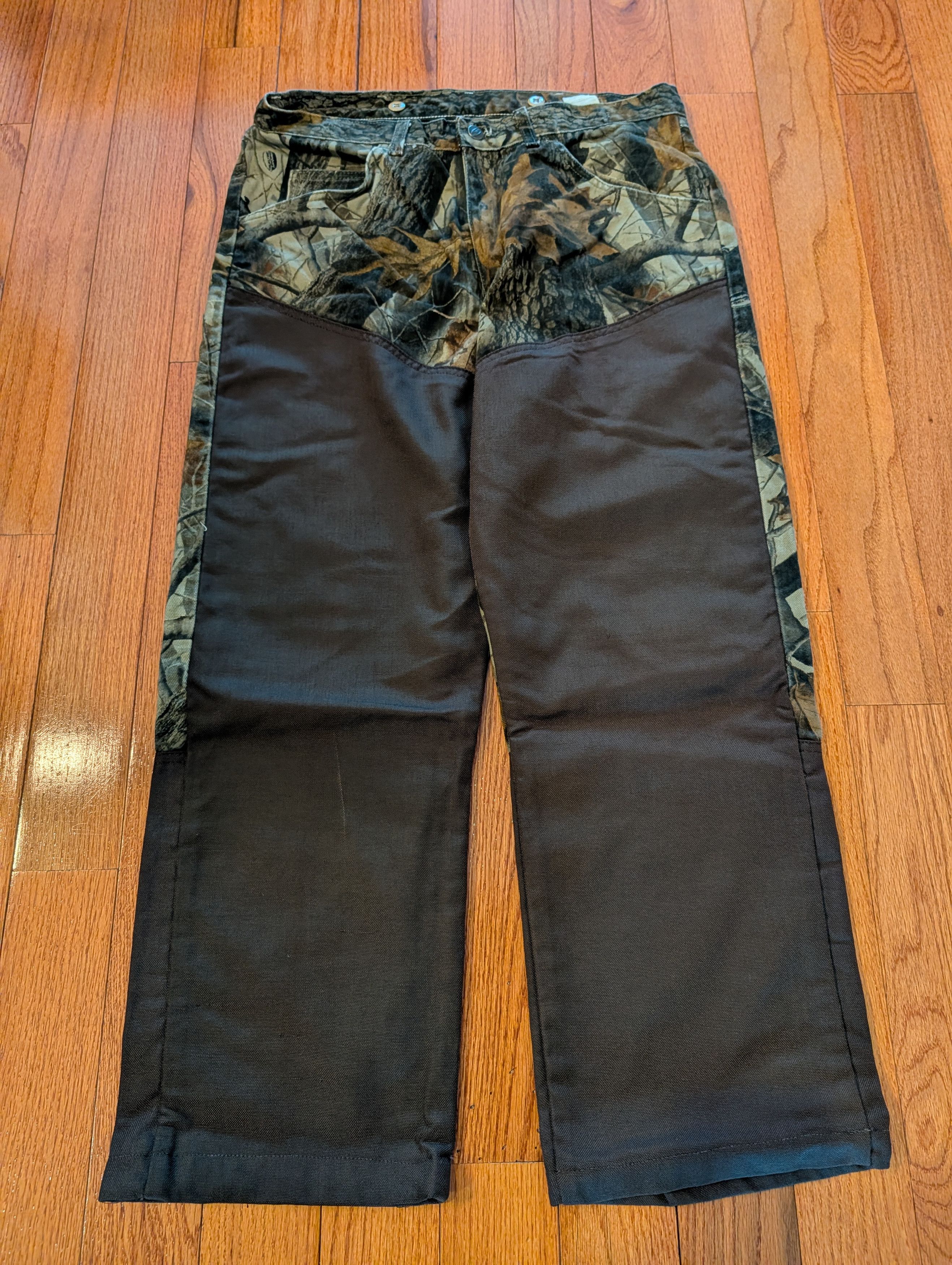 Realtree Vintage 10X Camo RealTree Canvas Hunting Pants Men’s 34x30 Size US 34 / EU 50 - 3 Thumbnail