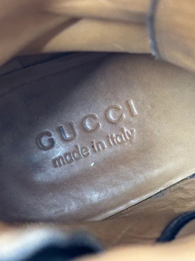 Gucci 2000s Gucci Black Ankle Leather Boots Size US 9 / EU 42 - 10 Thumbnail