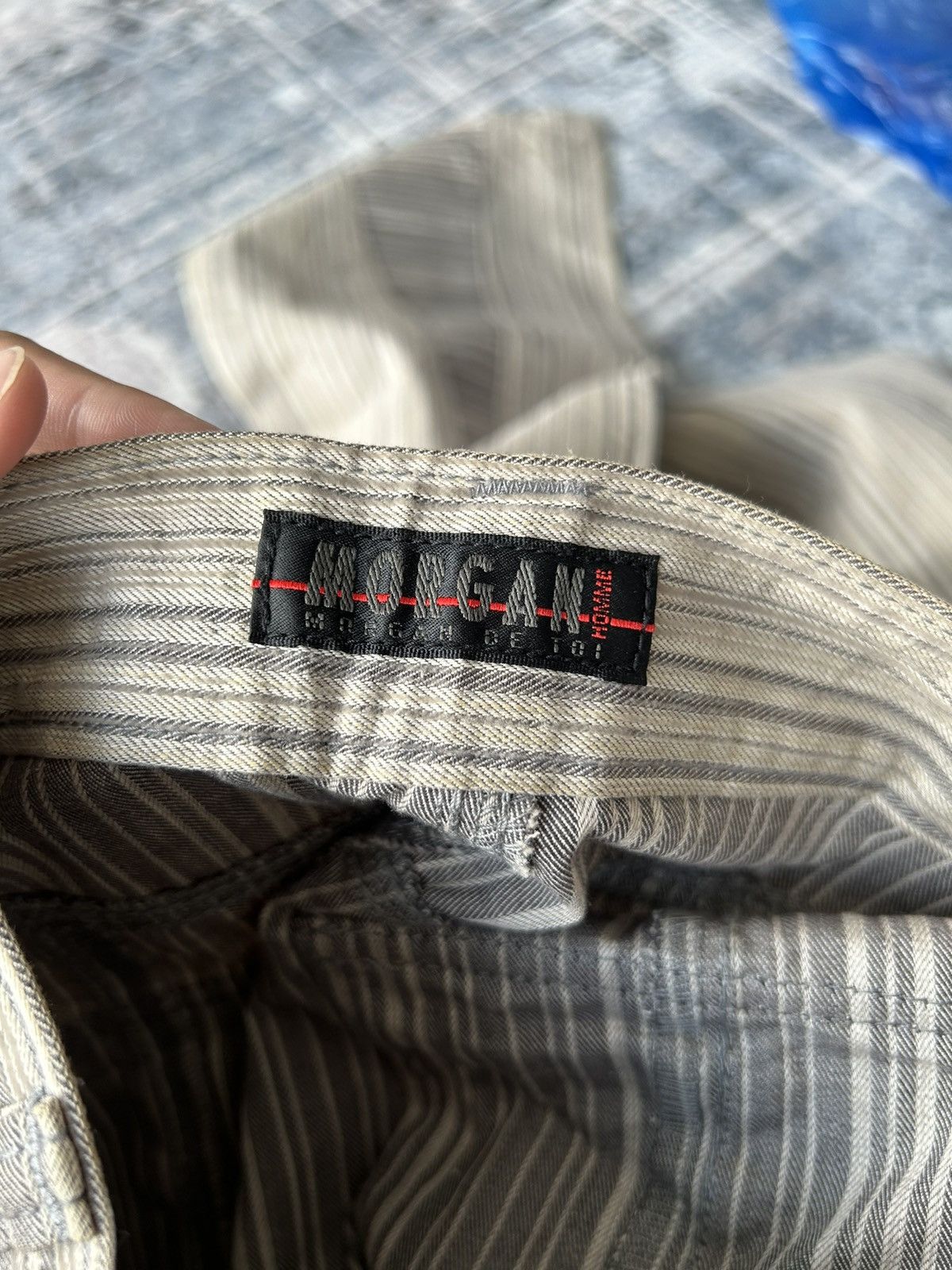 If Six Was Nine Morgan Homme Flared Stripe Pants Size US 29 - 21 Thumbnail