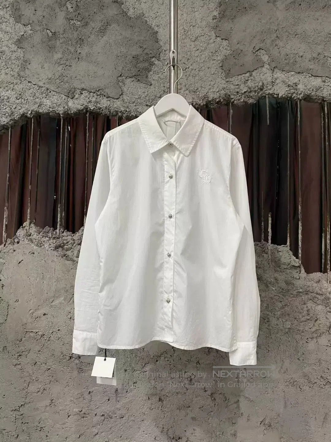 Chrome Hearts chrome hearts embroidered long sleeve shirt. Size US XS / EU 42 / 0 - 1 Thumbnail