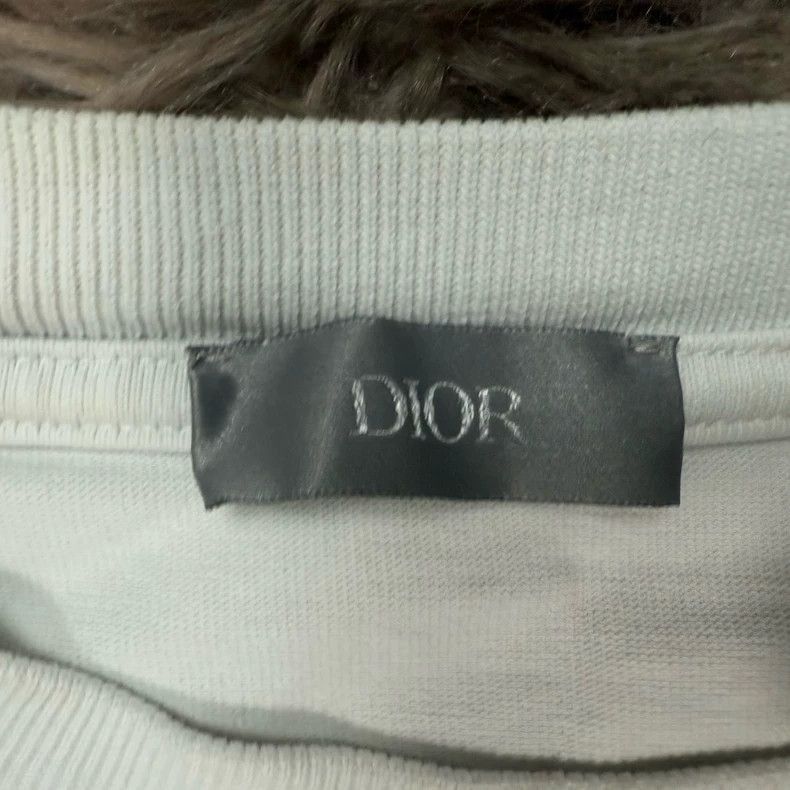 Dior Dior White Logo Short Sleeve T-shirt Size US L / EU 52-54 / 3 - 4 Thumbnail