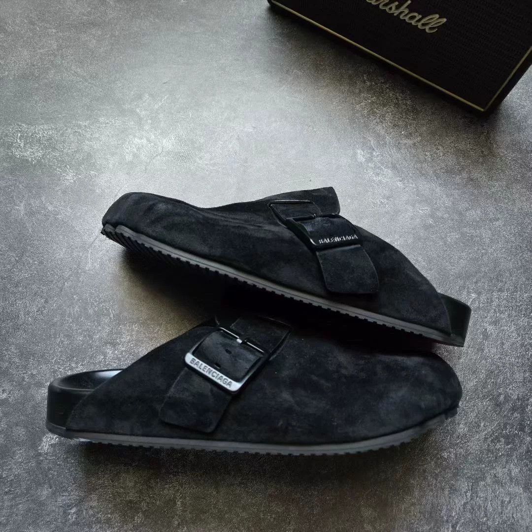 Balenciaga Balenciaga Suede Sandals 42 Men Size US 9 / EU 42 - 1 Thumbnail