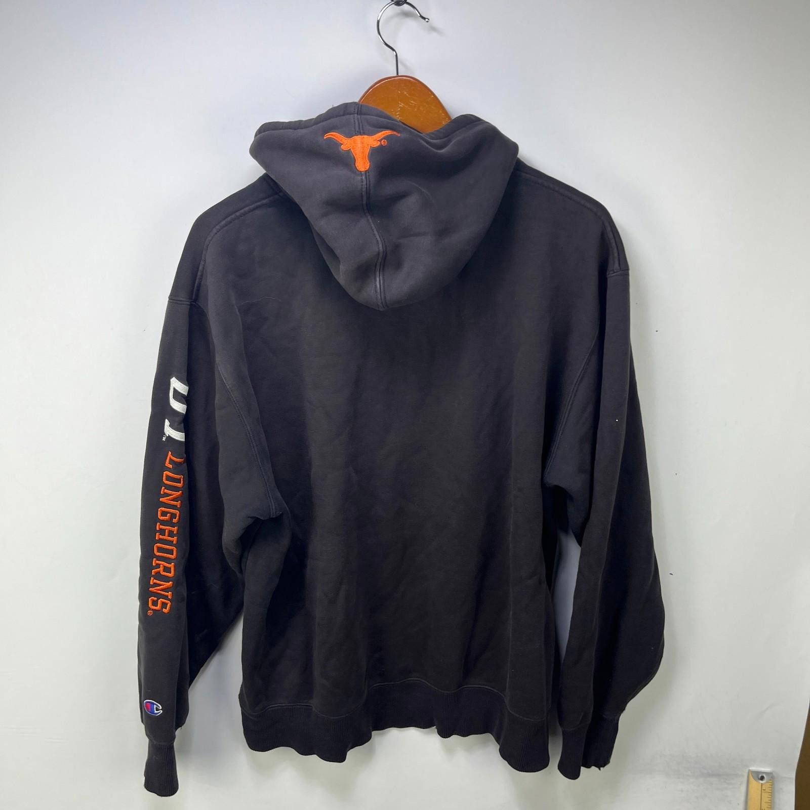 Champion Vintage Texas Longhorns Sun Faded Champion Hoodie Large Size ONE SIZE - 6 Thumbnail