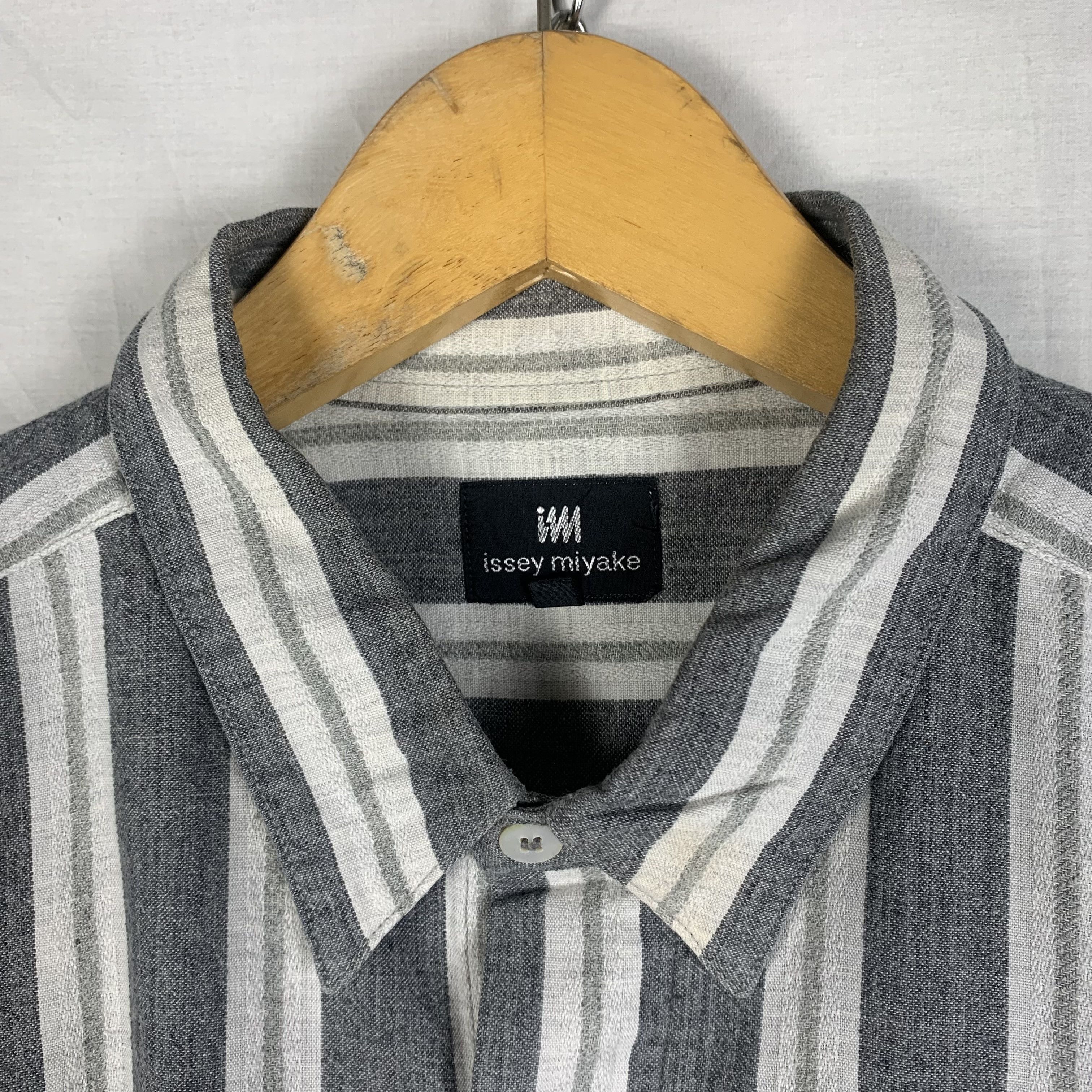 Issey Miyake Issey Miyake Striped Shirt Size US M / EU 48-50 / 2 - 6 Thumbnail