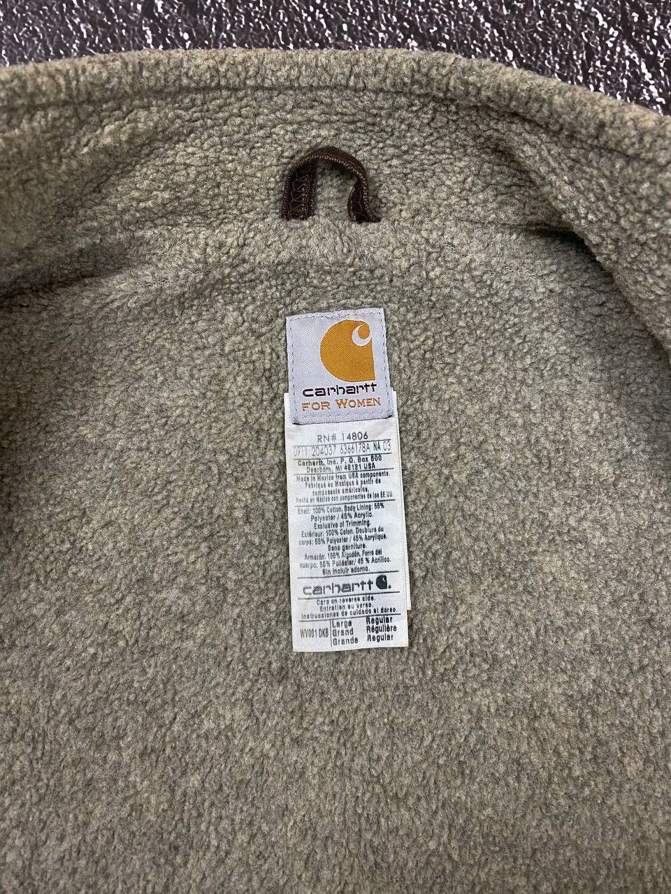 Carhartt × Vintage Vintage Carhartt Sherpa Lined Faded Vest Jacket USA Size L / US 10 / IT 46 - 6 Thumbnail