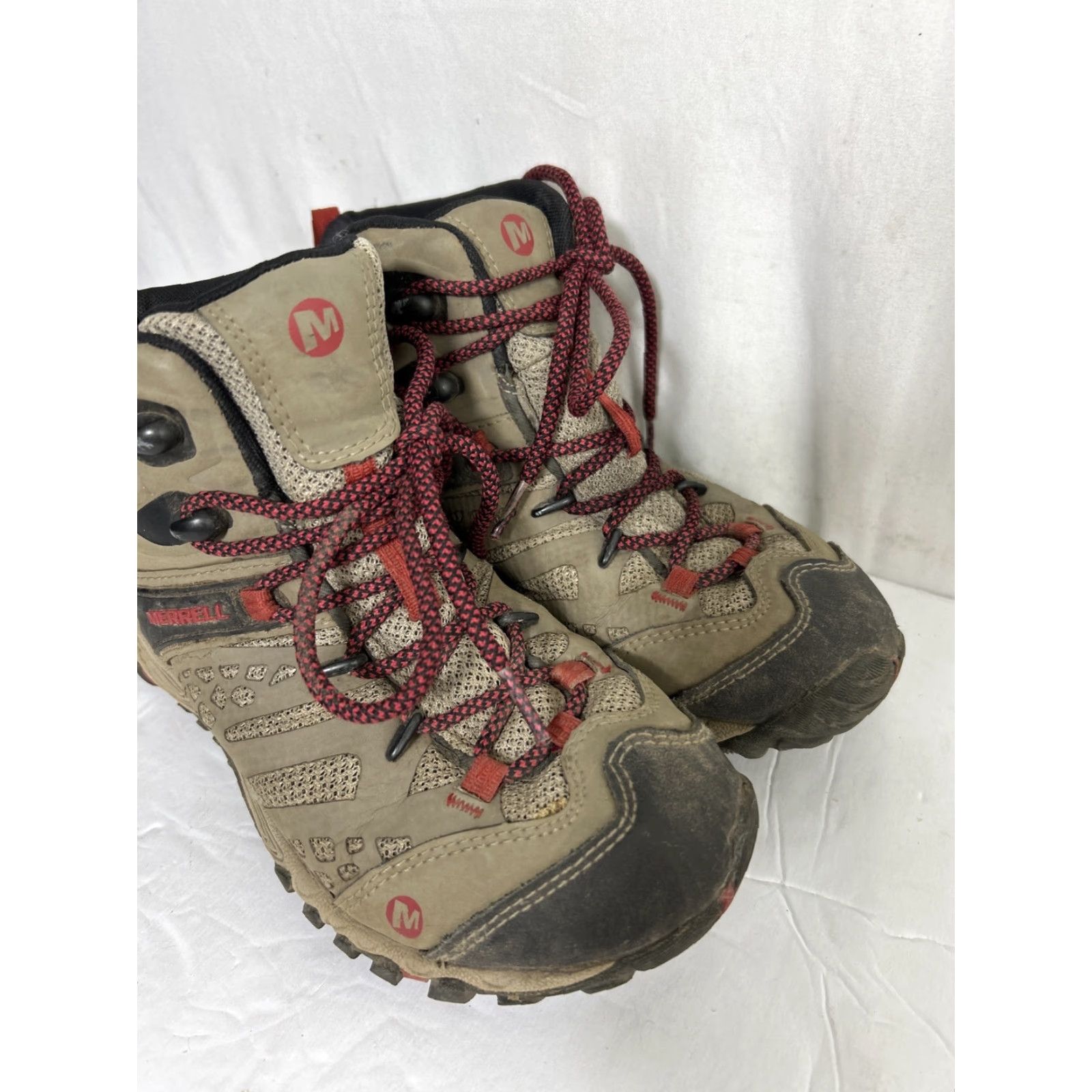 Merrell Merrell All Out Blaze Vent Mid Hiking Boots Women's 7 Brown Leather J32758 Boots Hiking Mens Womens Boys Girls Size S / US 4 / IT 40 - 2 Thumbnail