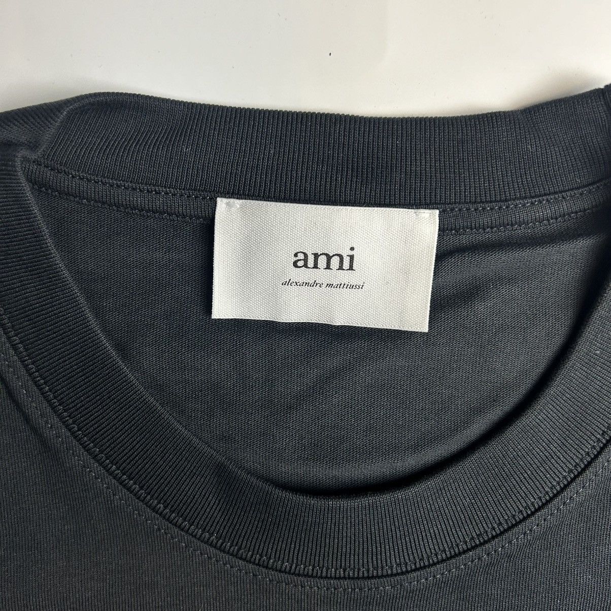 AMI Ami Paris Logo Embroidery T-shirt NEW Size US XL / EU 56 / 4 - 7 Thumbnail