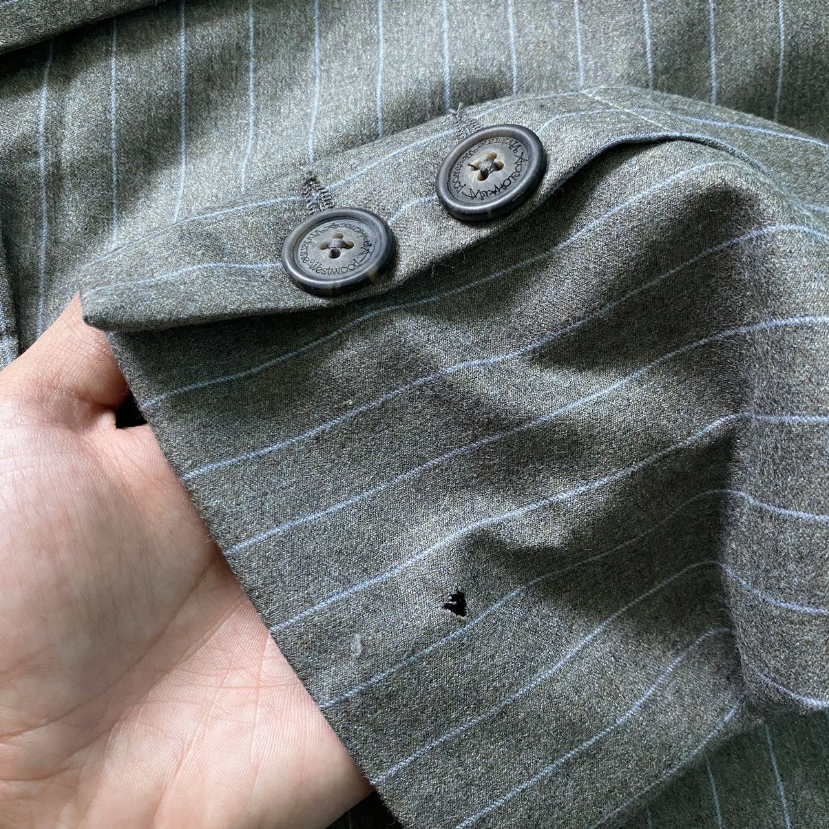 Vivienne Westwood Vivienne Westwood Anglomania Distressed Wool Plaid Blazer Size XL / US 12-14 / IT 48-50 - 7 Thumbnail
