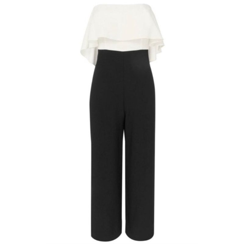 INTERMIX INTERMIX Black White Loddie Strapless Jumpsuit Size 6 Size 28" / US 6 / IT 42 - 4 Thumbnail