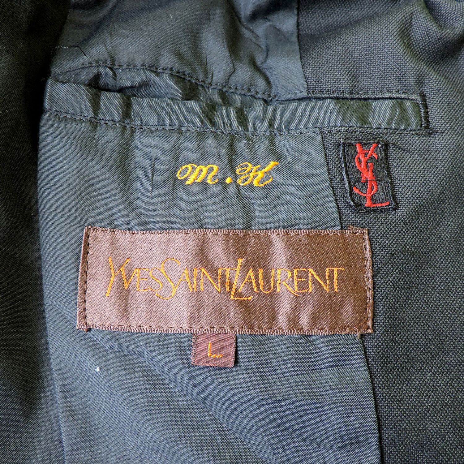Yves Saint Laurent Yves Saint Laurent Wool Shawl Collar Coat Size US L / EU 52-54 / 3 - 4 Thumbnail
