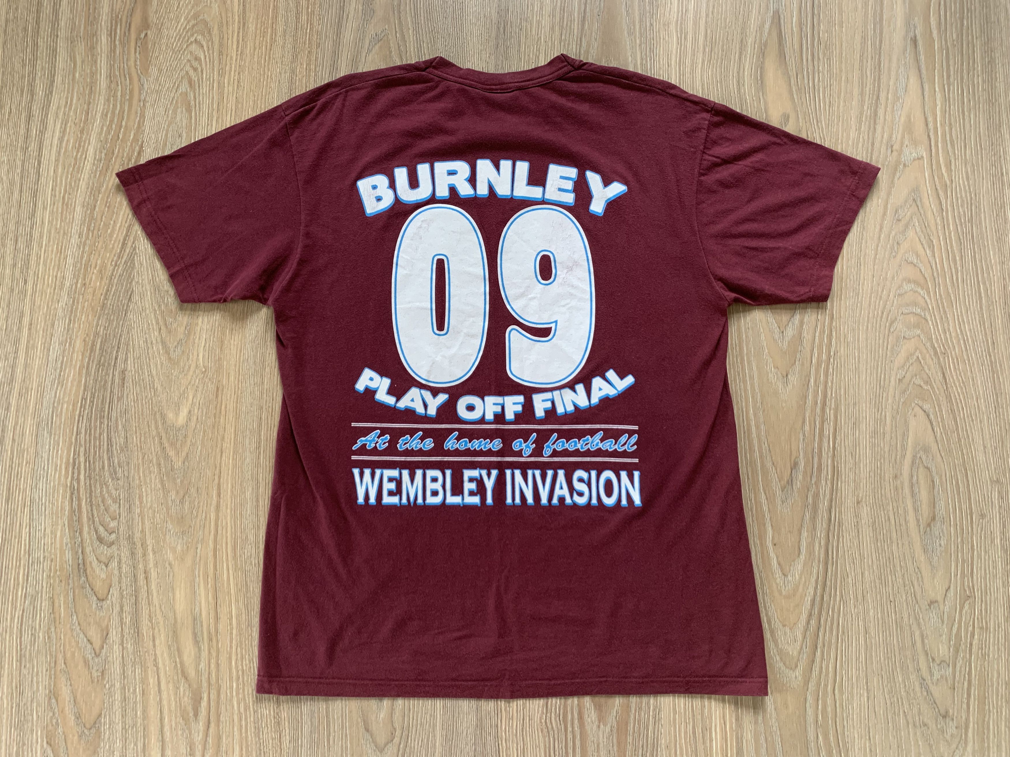 Vintage Starworld Burnley Play Off Final 2009 Printed T Shirt Size US M / EU 48-50 / 2 - 3 Thumbnail