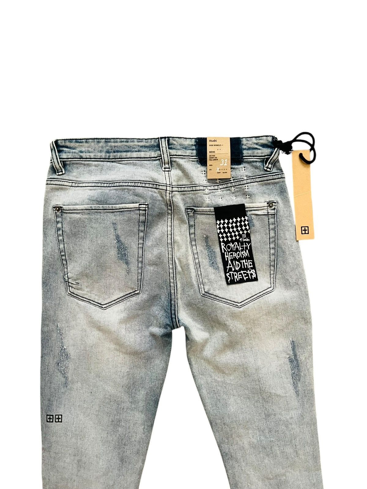 Ksubi Ksubi Jeans Mens Van Winkle Skinny Blue Size 31/32 Size US 31 - 4 Thumbnail