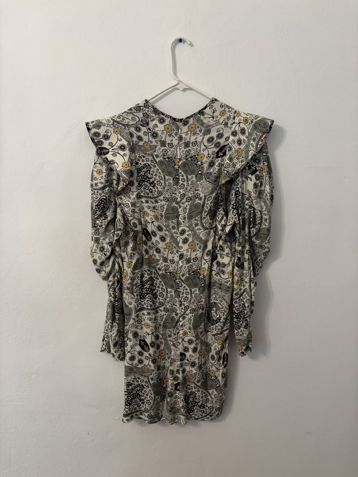 Isabel Marant Isabel Marant Catarina Dress - White & Green Floral Print Size M / US 6-8 / IT 42-44 - 5 Thumbnail
