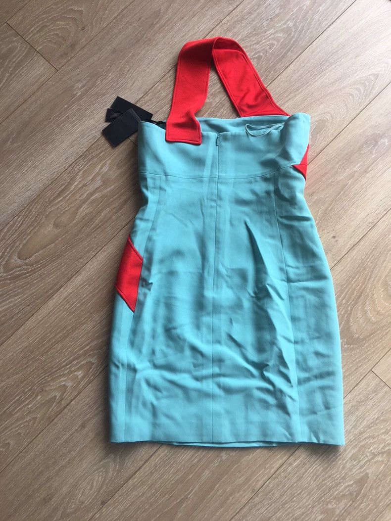 Versace Versace One shoulder small dress skirt Size L / US 10 / IT 46 - 3 Thumbnail