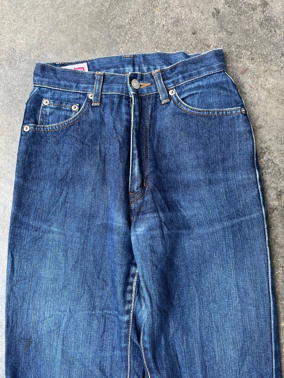 Edwin EDWIN High Waisted Straight Leg Jeans Vintage Blue Denim Size 26" / US 2 / IT 38 - 5 Thumbnail