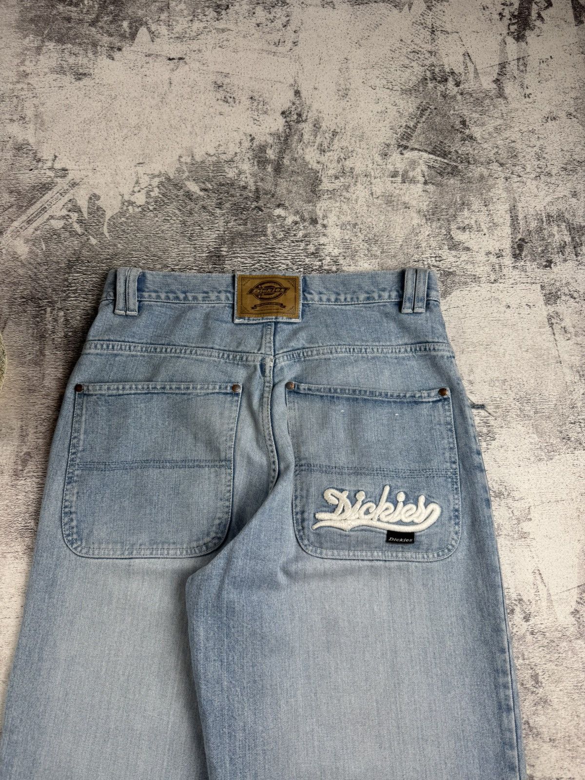 Dickies DICKIES BIG DADDY VINTAGE DENIM RAP HIP HOP BAGGY SKATE DISTRESSED JEANS PANTS Size US 32 / EU 48 - 6 Thumbnail