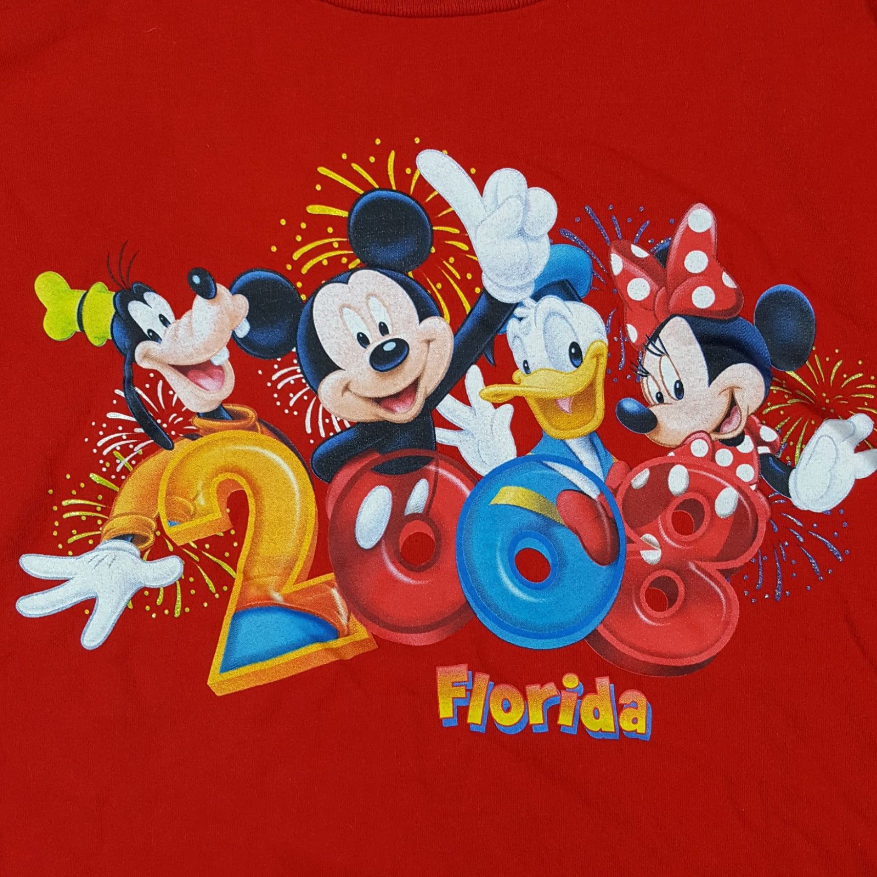 Disney Vintage Disney T-Shirt Men XL Mickey Mouse Goofy Cartoon 2008 Y2K Retro Summer Size US XL / EU 56 / 4 - 2 Thumbnail