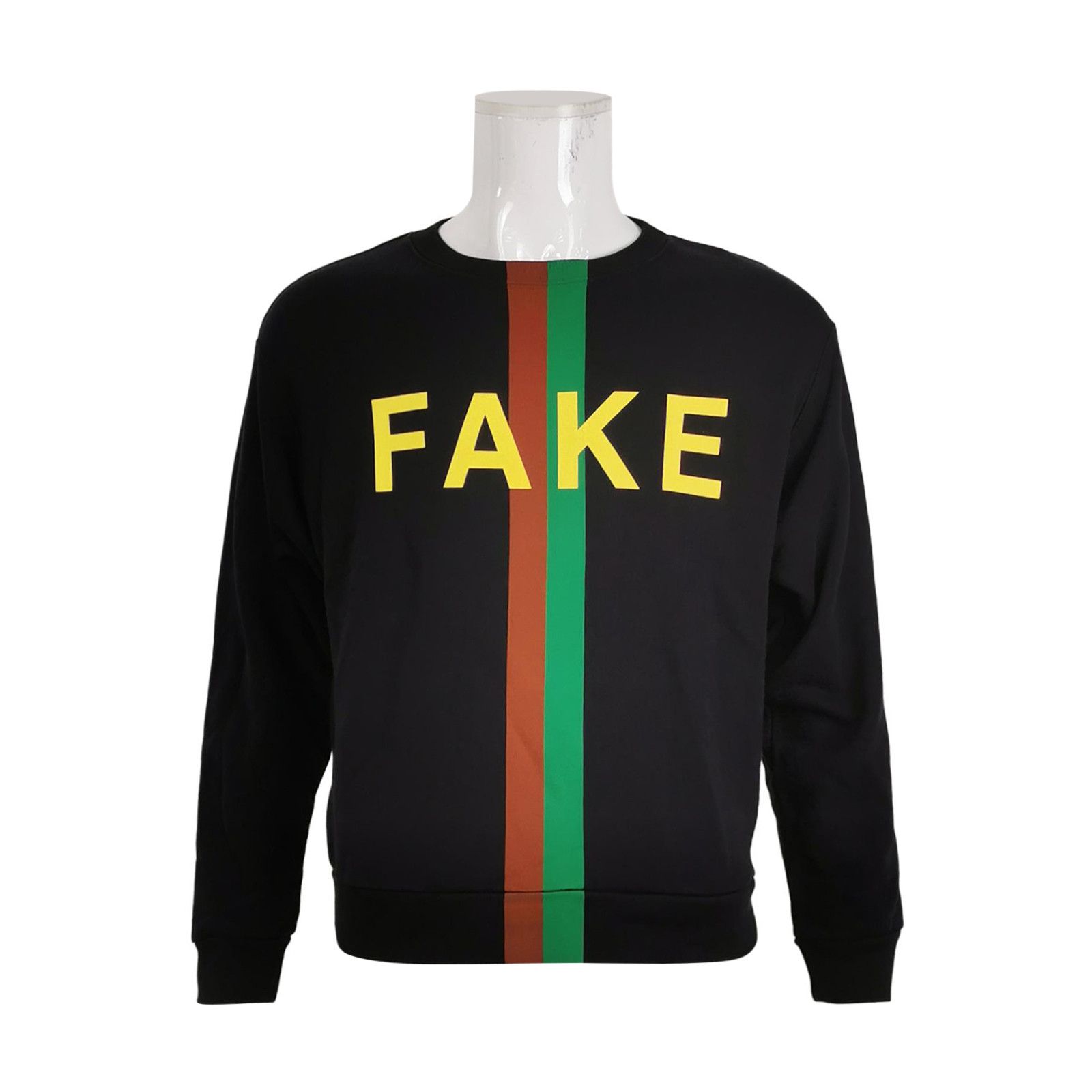 Gucci Gucci Fake Not Stripe Sweatshirt XS Size US XS / EU 42 / 0 - 1 Thumbnail