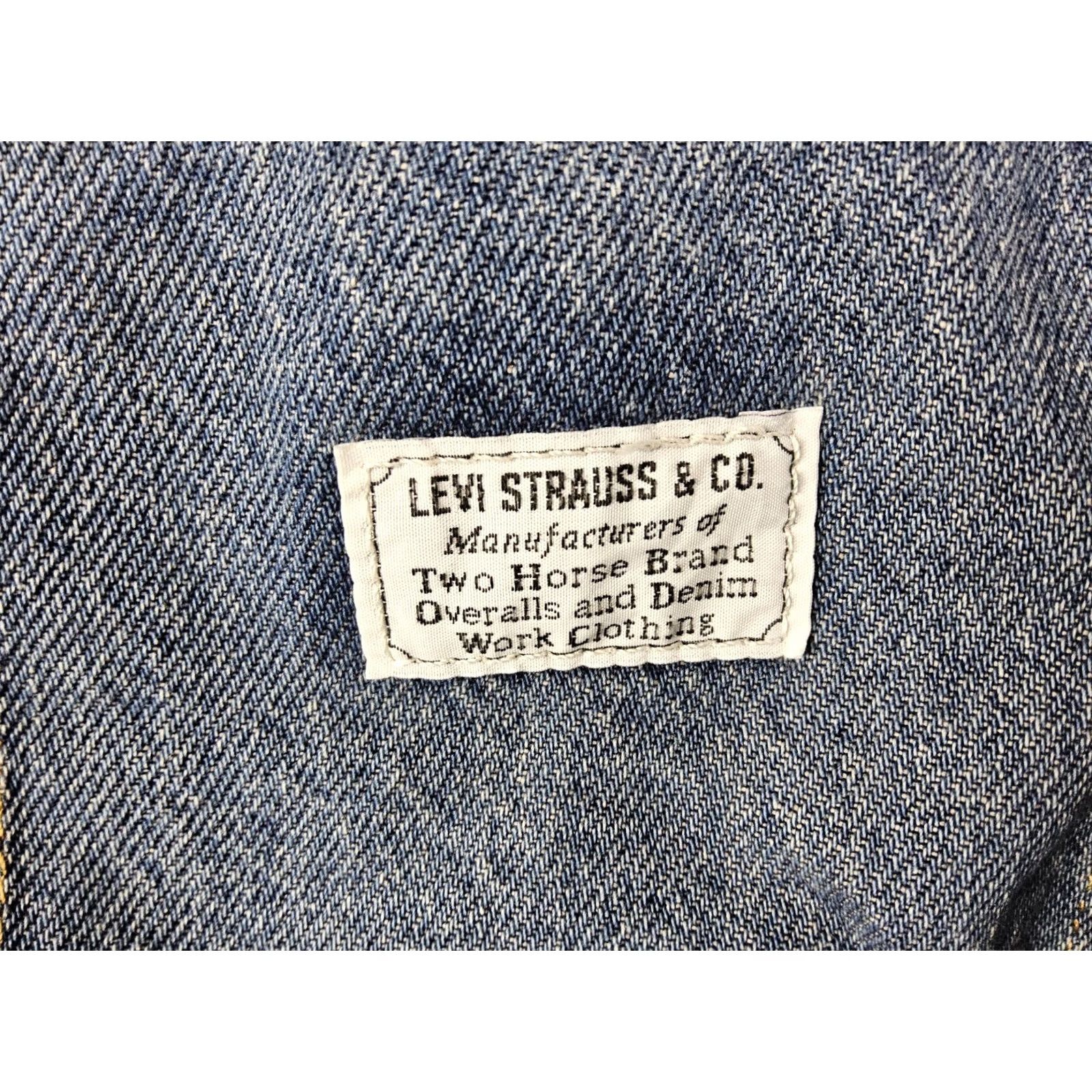 Levi's VINTAGE Levi's Strauss Shortalls Women's Cotton Denim Size L Blue Size 36" / US 14 / IT 50 - 3 Thumbnail