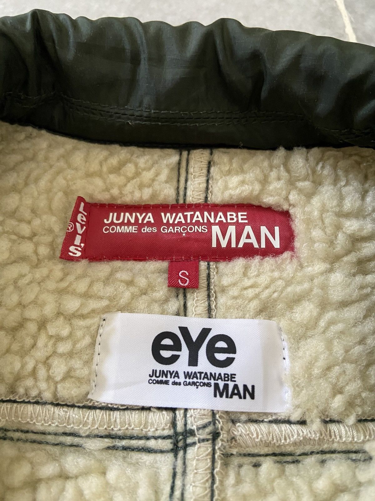 Comme des Garcons Junya Watanabe x Levis AD2008 Quilted Trucker Jacket Size US S / EU 44-46 / 1 - 4 Thumbnail