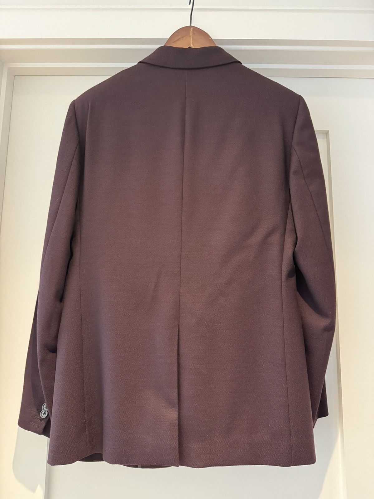 Maison Margiela Burgundy Runway Margiela Blazer Size 38R - 2 Thumbnail