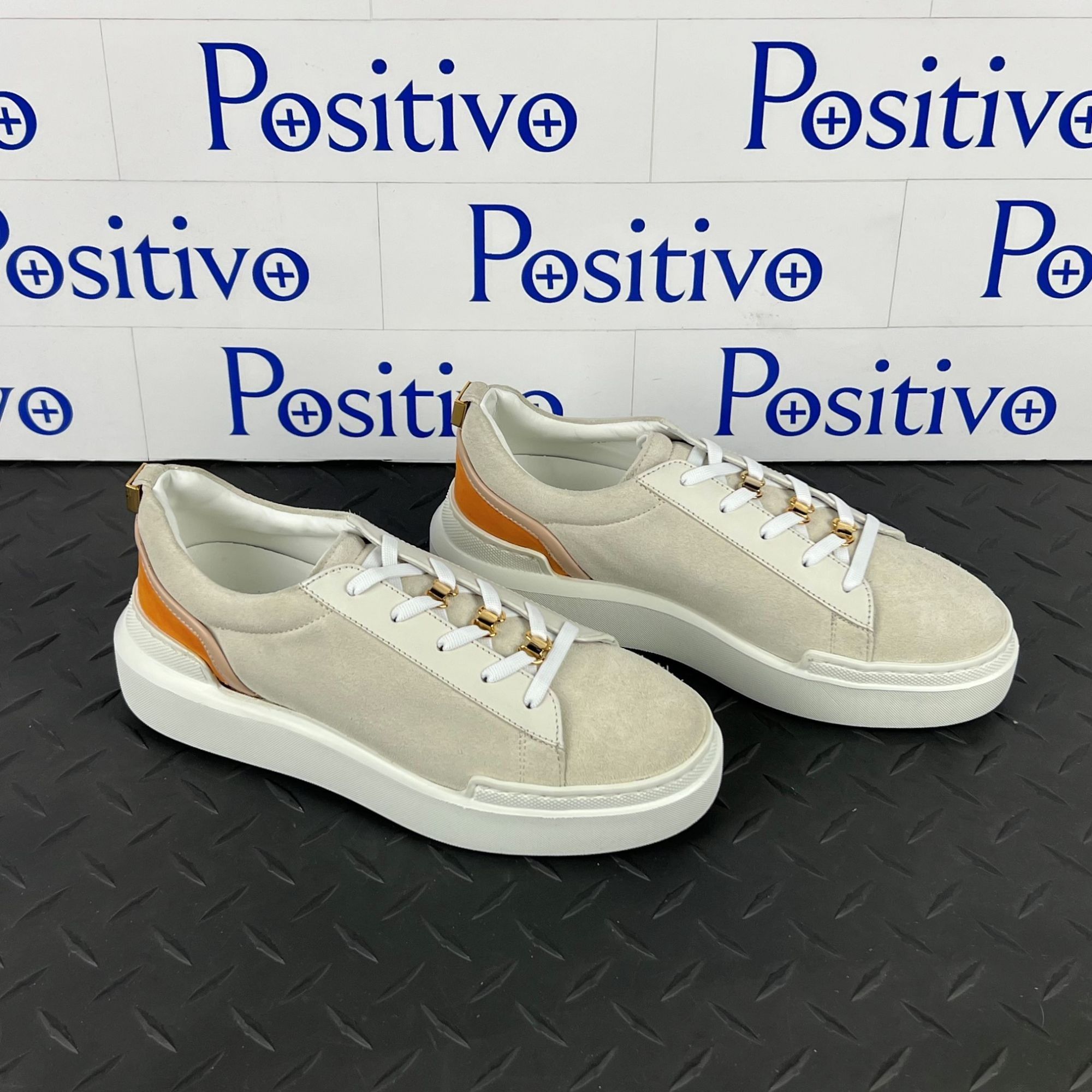 Buscemi Buscemi Ninna Off White Leather Sneakers US 7 SAMPLE Size US 7 / IT 37 - 4 Thumbnail