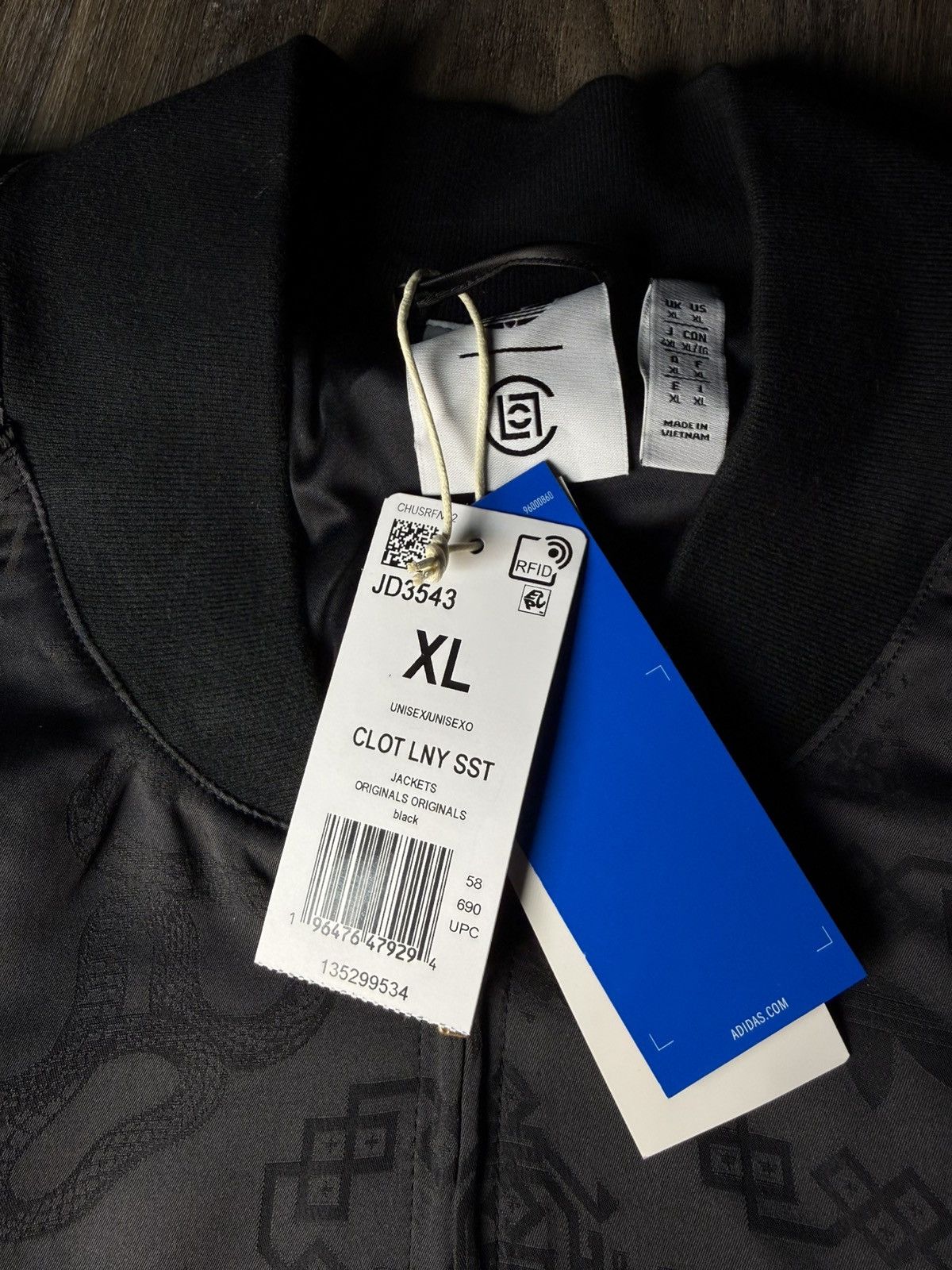 Adidas × CLOT Adidas x Clot by Edison Chen Lunar New Year Jacket Black Size US XL / EU 56 / 4 - 9 Thumbnail