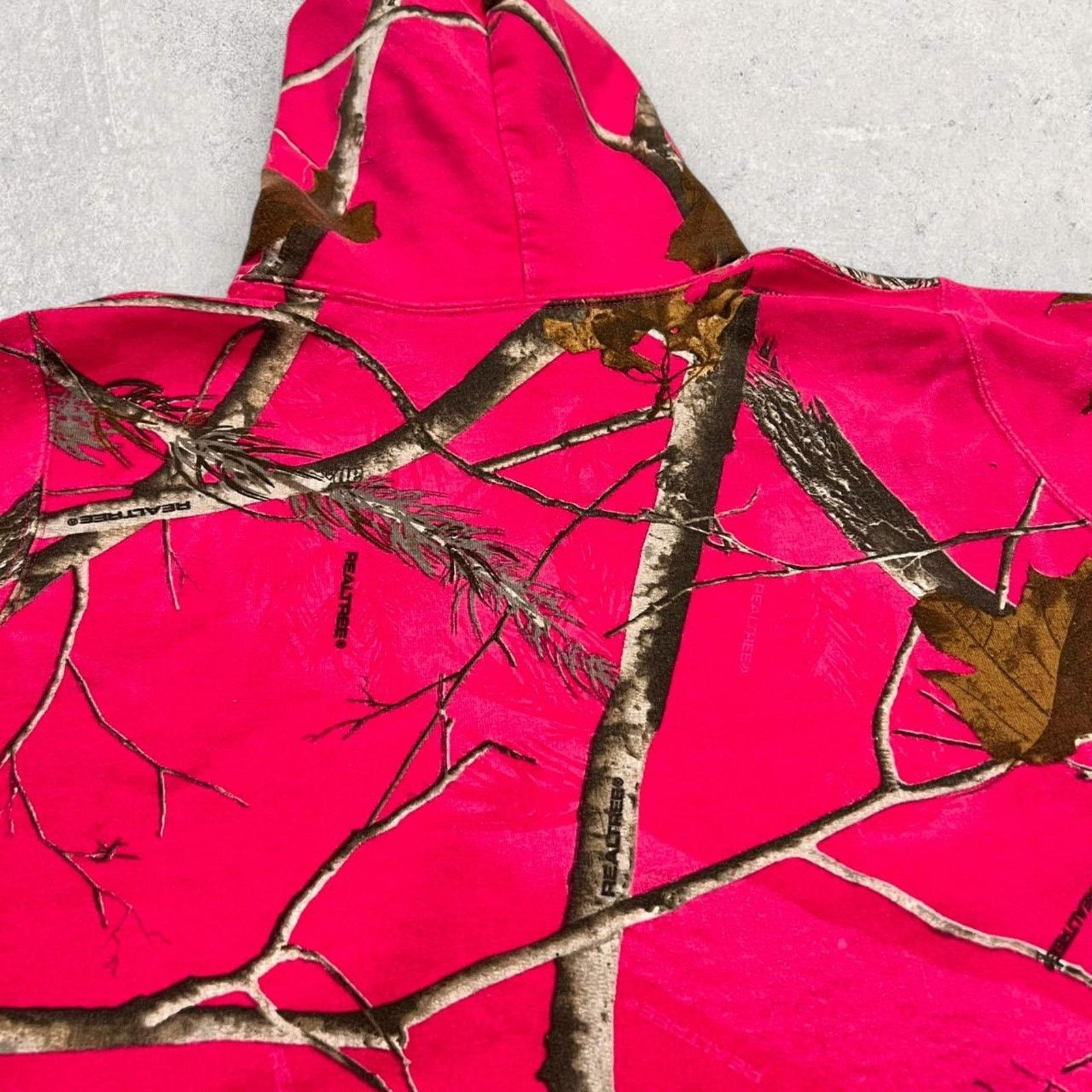 Realtree RealTree Hot Pink Women’s Camo Pullover Hoodie Size M / US 6-8 / IT 42-44 - 2 Thumbnail
