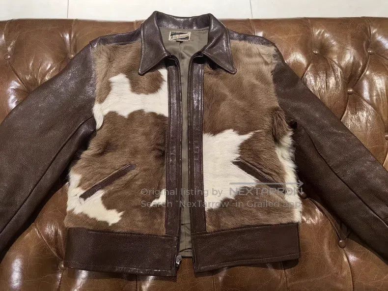 The Real McCoy's The Real McCoys Bear jacket leather jacket Size US XXS / EU 40 - 9 Thumbnail